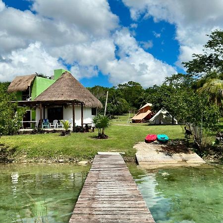 Luigi'S Glamping Lägenhet Bacalar Exteriör bild