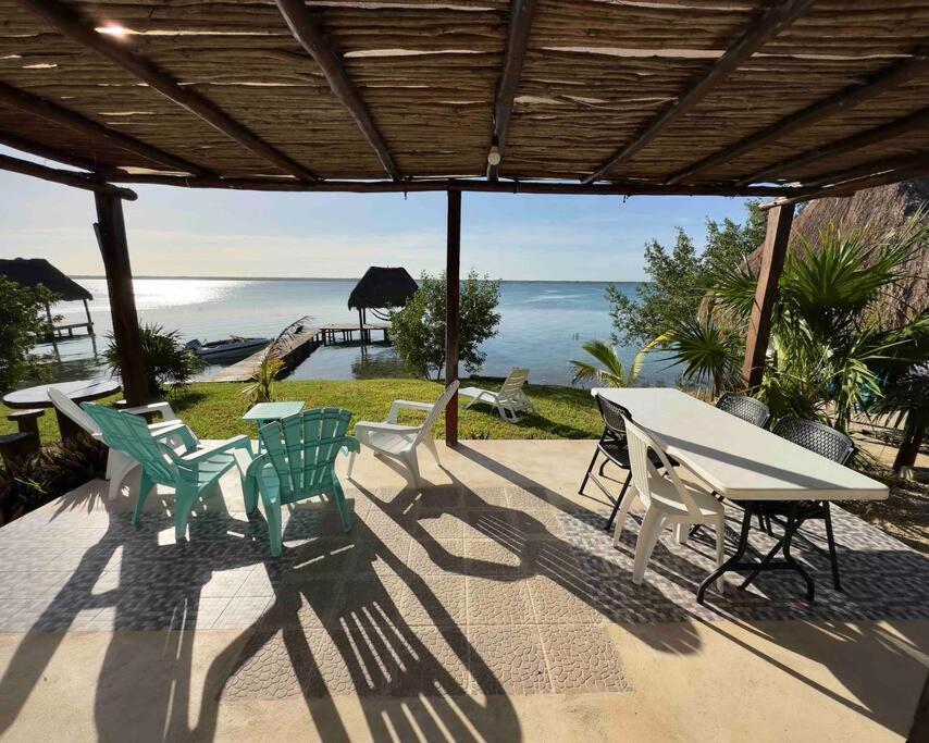 Luigi'S Glamping Lägenhet Bacalar Exteriör bild