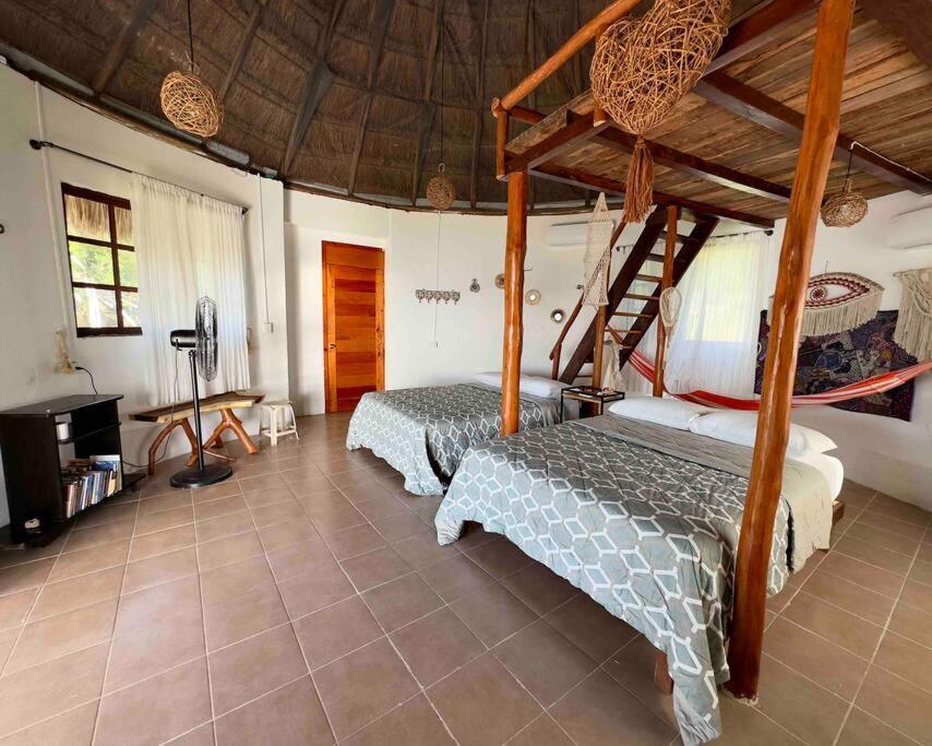 Luigi'S Glamping Lägenhet Bacalar Exteriör bild