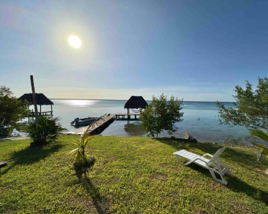 Luigi'S Glamping Lägenhet Bacalar Exteriör bild