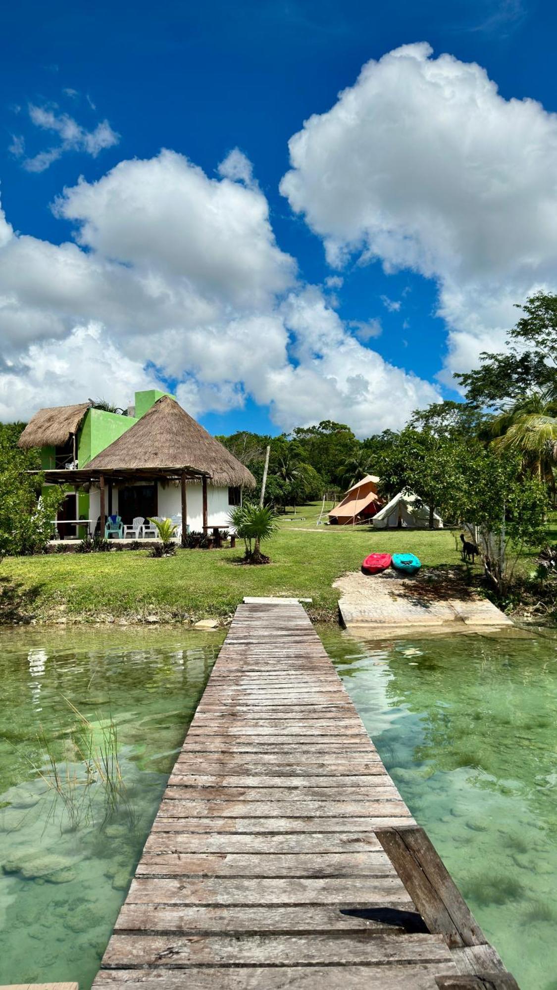 Luigi'S Glamping Lägenhet Bacalar Exteriör bild